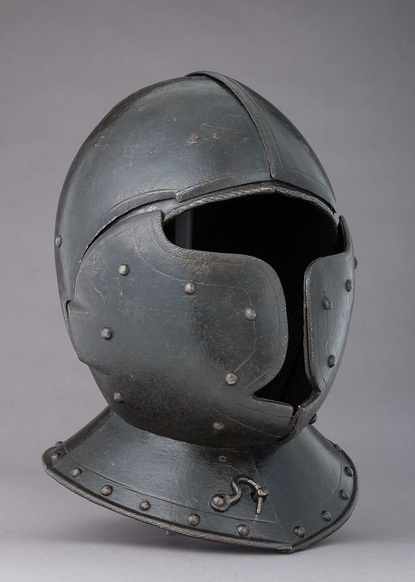 Siege Helmet, Steel, French