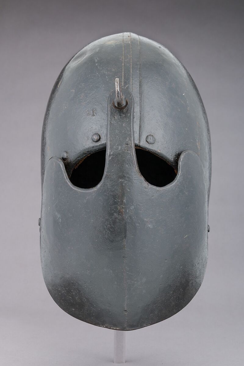 Siege Helmet, Steel, French