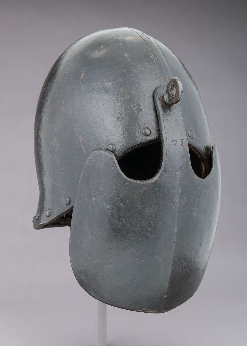 Siege Helmet, Steel, French
