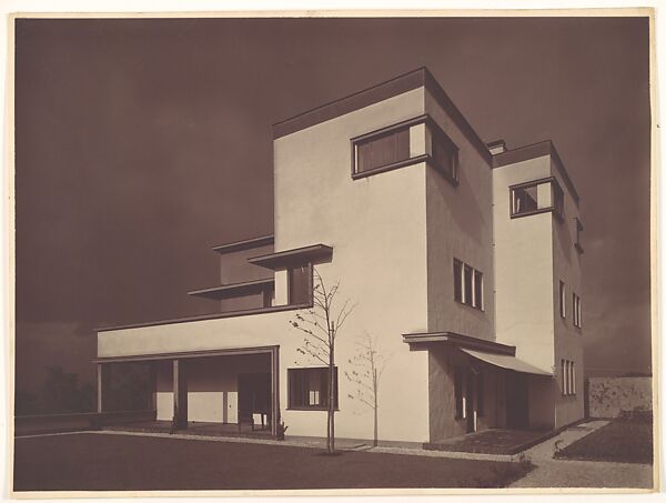 [House Grobel (Haus Grobel), Residence of Dr. Emil Grobel, built 1926–27. Architect: Hans Heinz Lüttgen.], Werner Mantz (German, Cologne 1901–1983 Eijsden), Gelatin silver print 