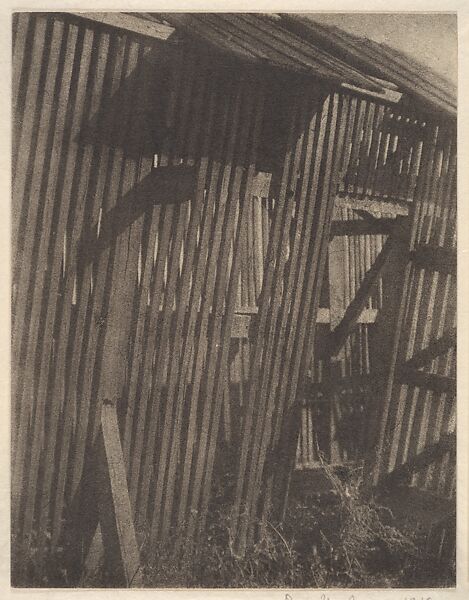 The Corn Crib, Doris Ulmann (American, 1882–1934), Bromoil print 