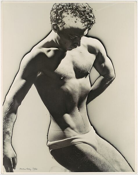 Male Torso, Man Ray (American, Philadelphia, Pennsylvania 1890–1976 Paris), Gelatin silver print 