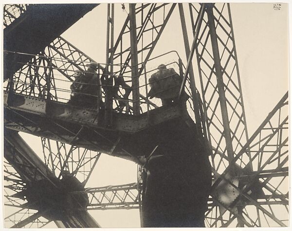 [Stairway, Eiffel Tower, Paris], Ilse Bing (German, 1899–1998), Gelatin silver print 