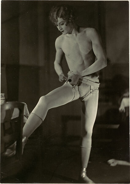 Barbette Dressing, Man Ray (American, Philadelphia, Pennsylvania 1890–1976 Paris), Gelatin silver print 