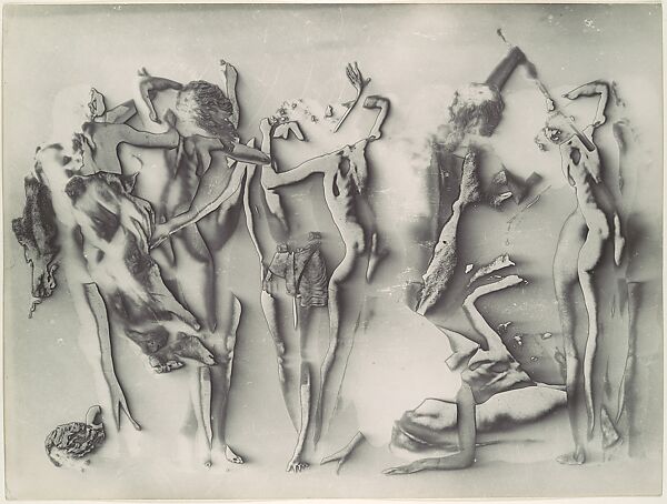 Le Combat des Penthésilées, Raoul Ubac (Belgian, Malmèdy 1910–1985 Dieudonné), Gelatin silver print from copy negative 