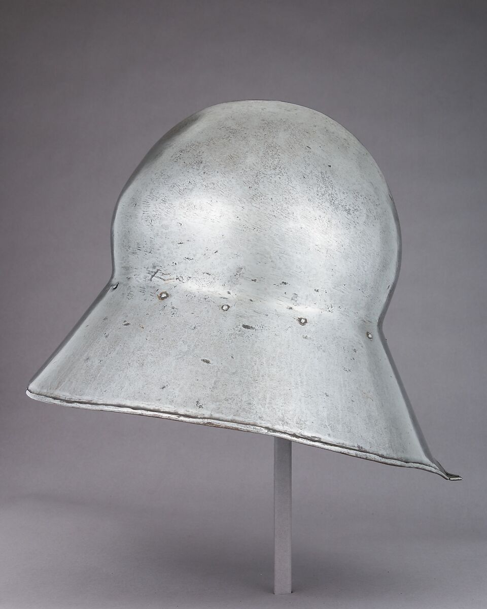 War Hat, Steel, leather, German or Austrian
