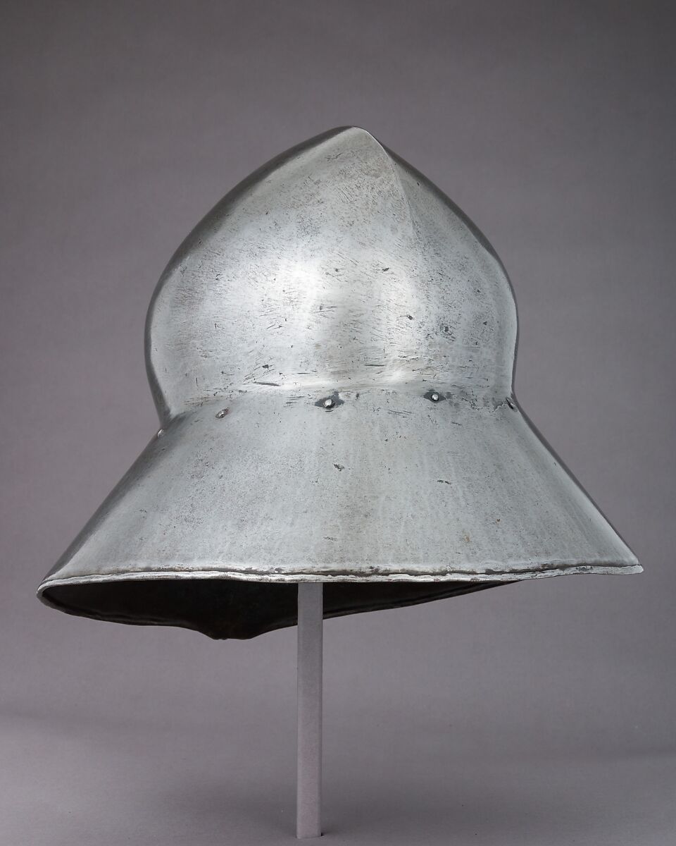 War Hat, Steel, leather, German or Austrian 