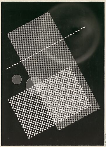 [Photogram: Screen, Circular Forms]