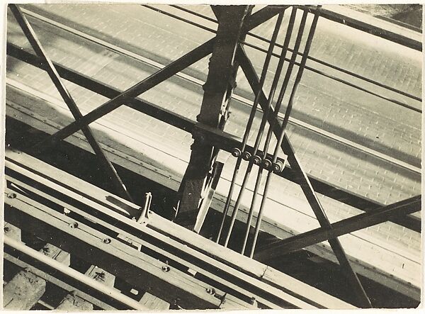 [Elevated Train Tracks and Street, New York], Walker Evans (American, St. Louis, Missouri 1903–1975 New Haven, Connecticut), Gelatin silver print 