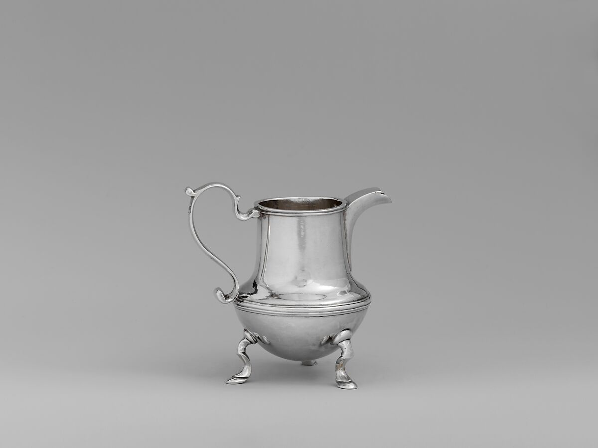 Creampot, Adrian Bancker (1703–1772), Silver, American 