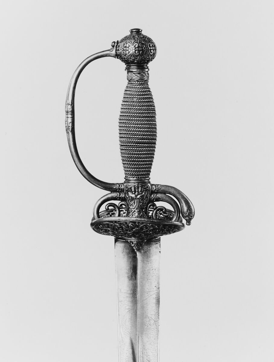 Smallsword, Steel, brass, wood, Sri Lankan (Ceylon, for the European market) 