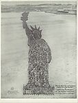 Human Statue of Liberty