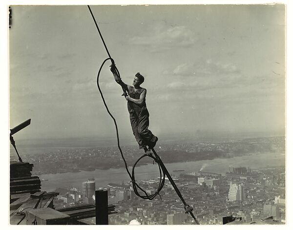 Icarus, Empire State Building, Lewis Hine (American, 1874–1940), Gelatin silver print 