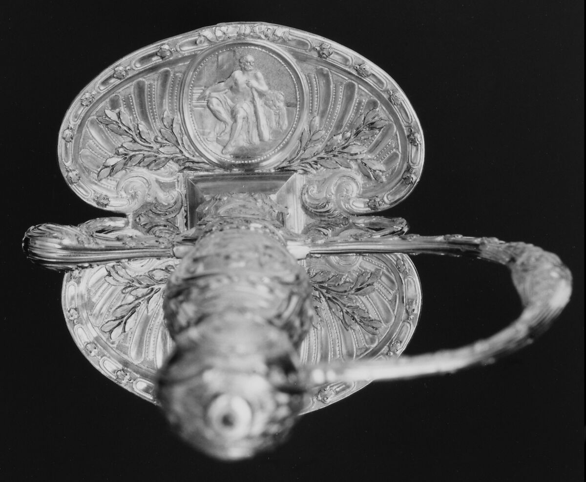 Smallsword with Scabbard, Master GG (French, active Paris, ca. 1774), Gold, steel, wood, fish skin, French, Paris