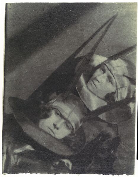 After the Carnival, Jaromír Funke (Czech, 1896–1945), Gelatin silver print, On onion skin tissue 