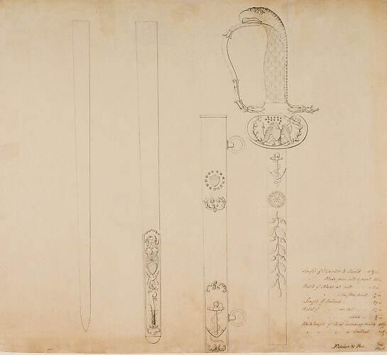 Design for an Officer's Sword