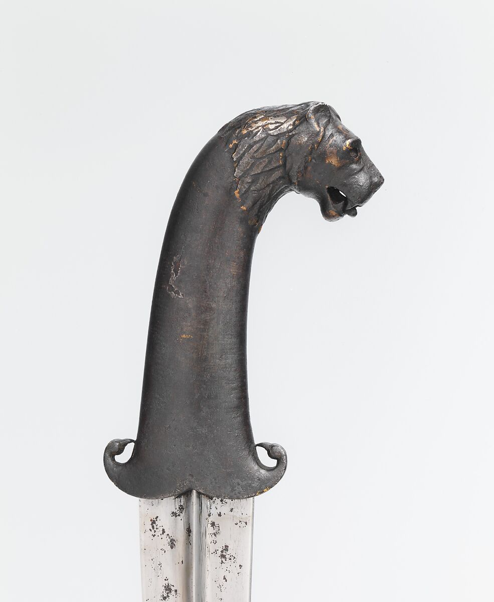 Dagger, Steel, iron, silver, copper alloy, Indian, Deccan