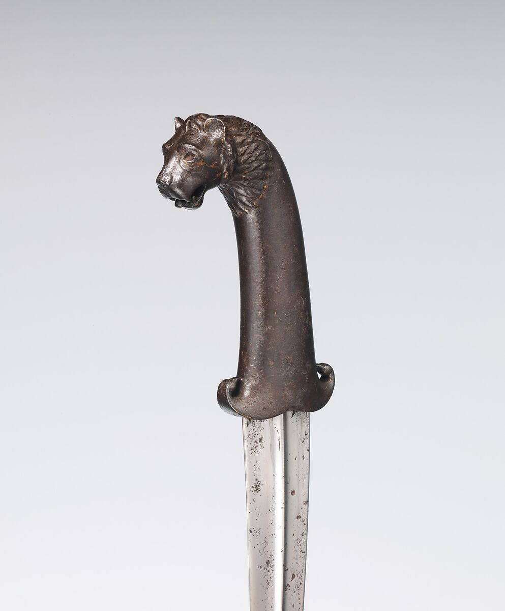 Dagger, Steel, iron, silver, copper alloy, Indian, Deccan