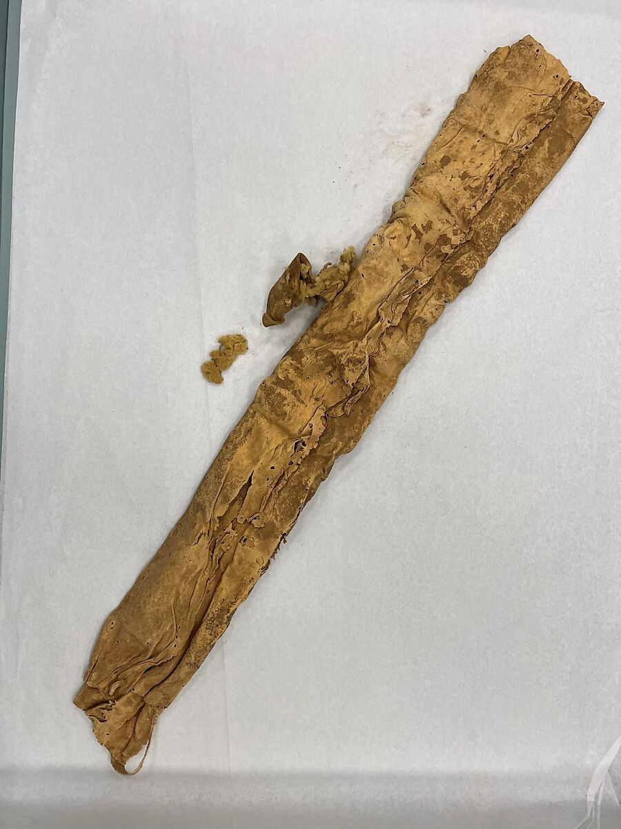 Scale Armor with Bag and Quiver, Leather, pigments, Subeixi or Scythian