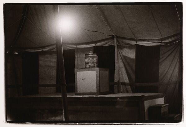 Siamese twins in a carnival tent, N.J., Diane Arbus  American, Gelatin silver print