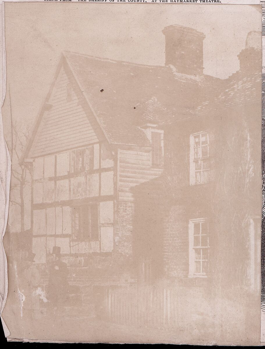 [Collection of British Calotypes and Wood-engravings], William John Newton (British, 1785–1869), Salted paper prints and engravings