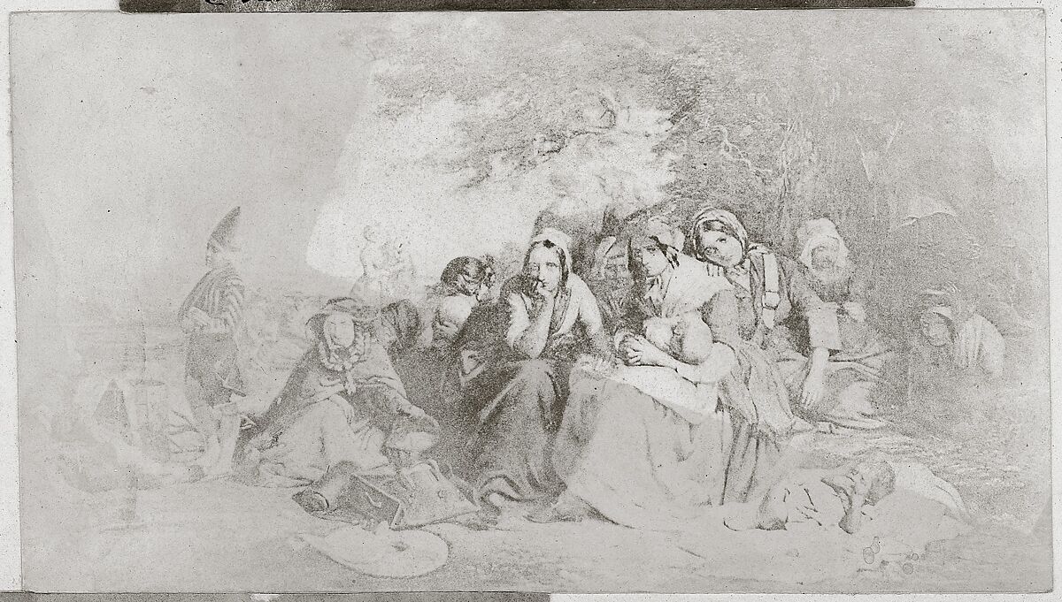 [Collection of British Calotypes and Wood-engravings], William John Newton (British, 1785–1869), Salted paper prints and engravings