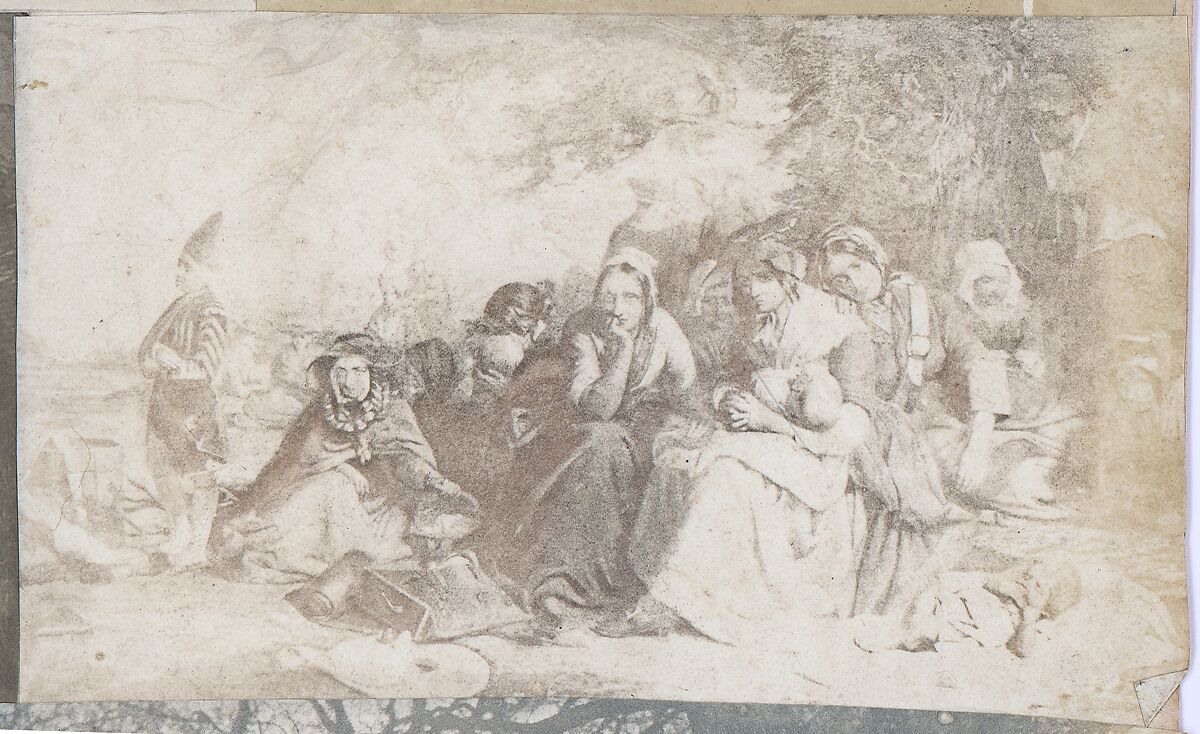 [Collection of British Calotypes and Wood-engravings], William John Newton (British, 1785–1869), Salted paper prints and engravings