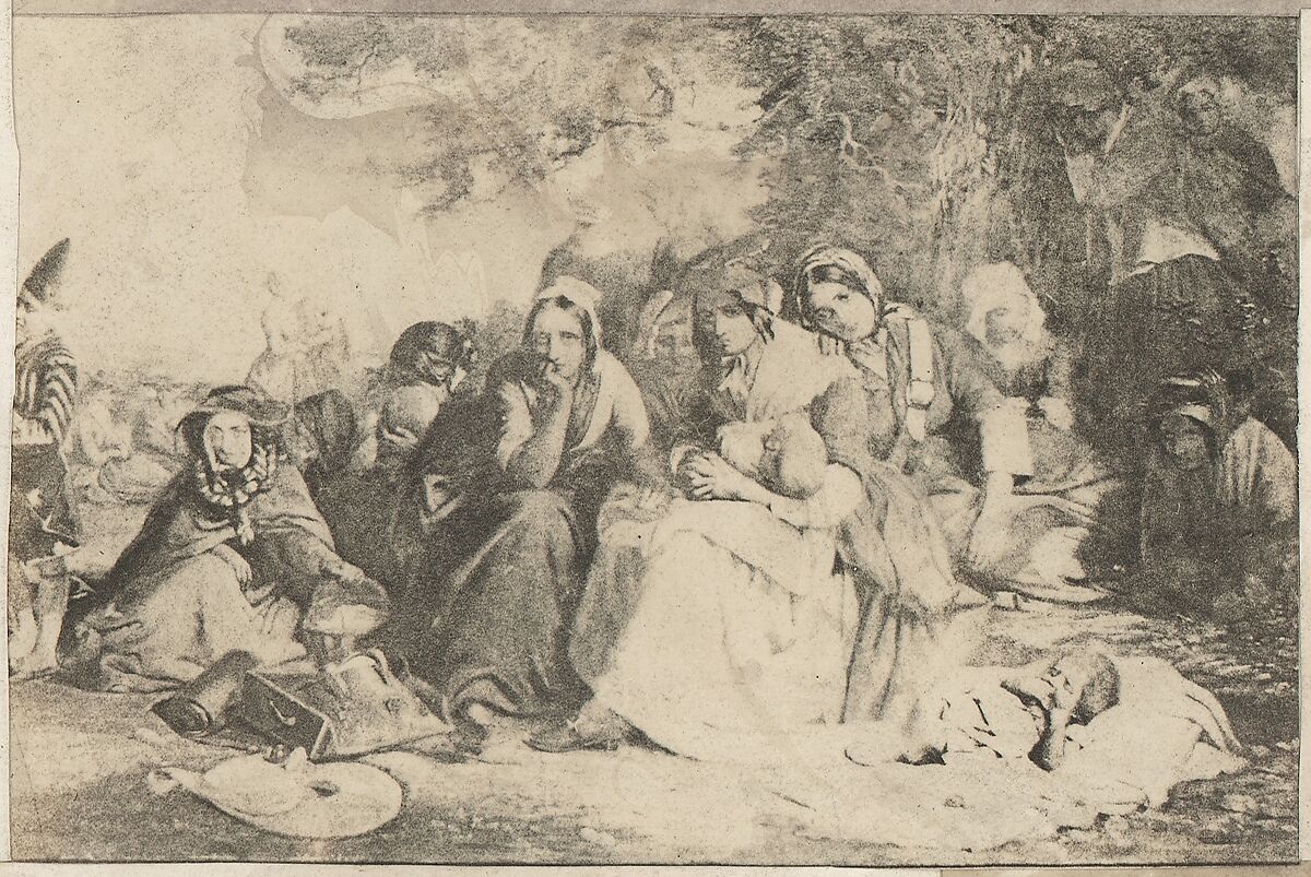 [Collection of British Calotypes and Wood-engravings], William John Newton (British, 1785–1869), Salted paper prints and engravings