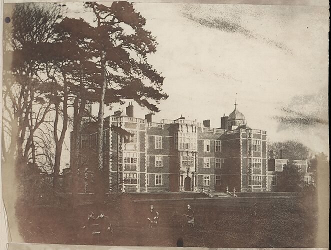 [Charlton House with Seated Figures in Foreground]