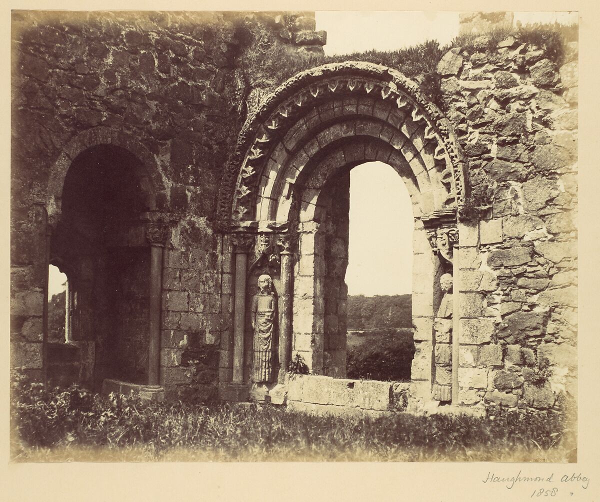 Haughmond Abbey, Alfred Capel Cure (British, 1826–1896), Albumen silver print from paper negative 