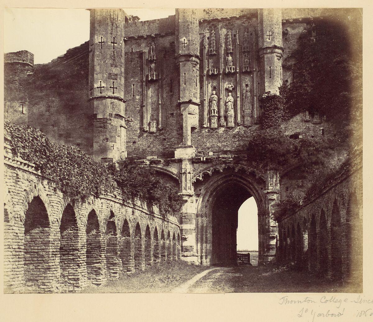 Thornton College - Lincolnshire, Alfred Capel Cure (British, 1826–1896), Albumen silver print from paper negative 