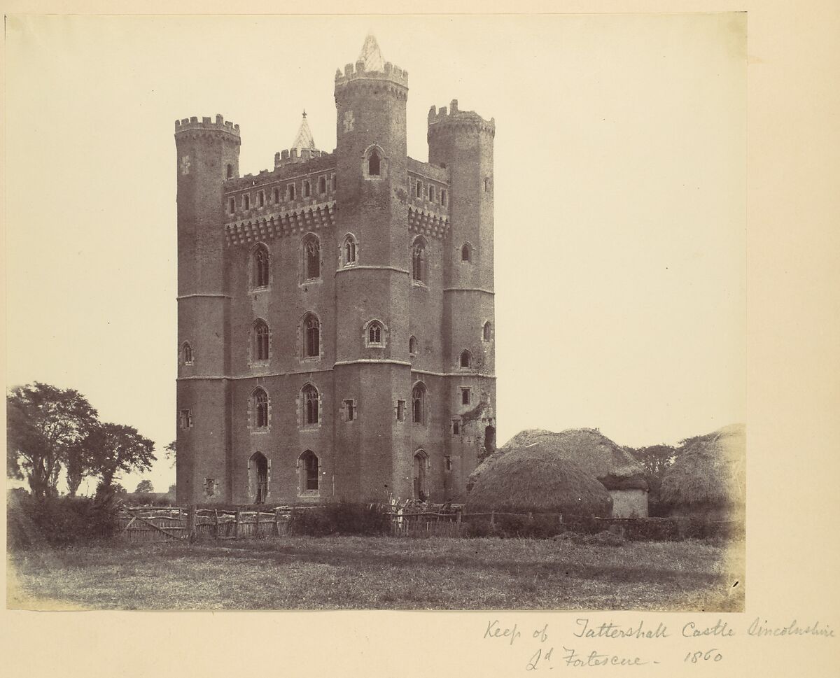 Keep of Tattershall Castle, Lincolnshire - 2nd Fortescue, Alfred Capel Cure (British, 1826–1896), Albumen silver print from paper negative 
