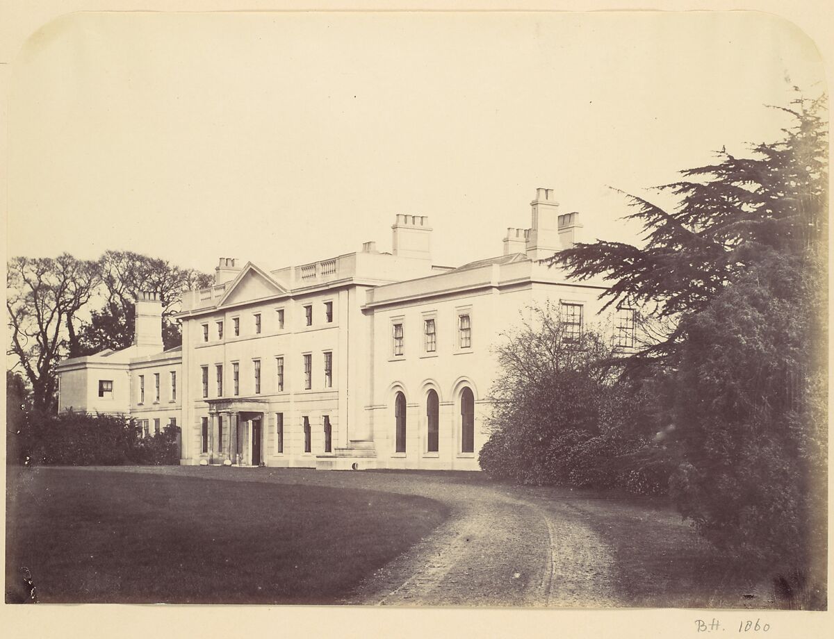 Blake House, Alfred Capel Cure (British, 1826–1896), Albumen silver print from glass negative 
