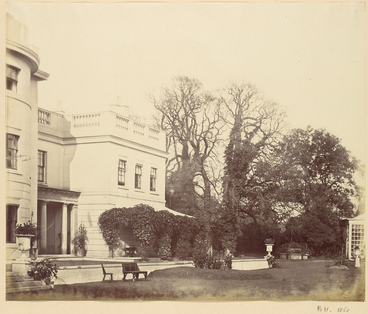 Blake House, Alfred Capel Cure (British, 1826–1896), Albumen silver print from paper negative 