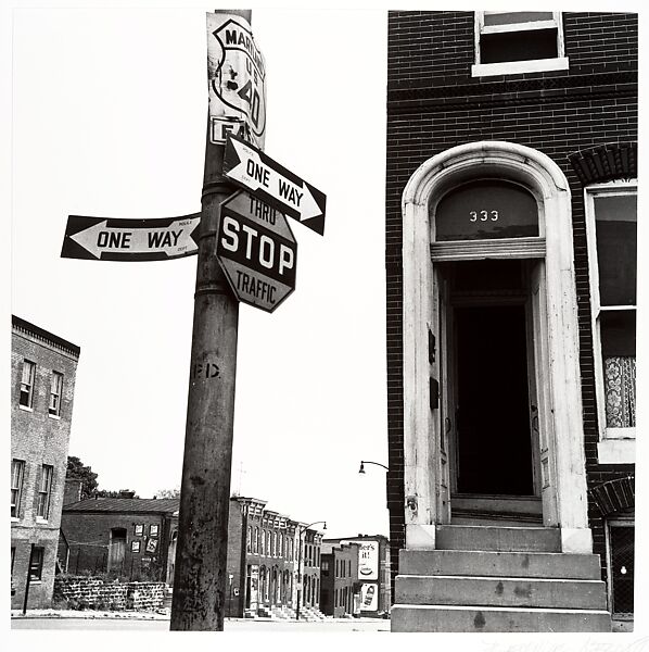 [U.S. Route 1, Baltimore, Maryland], Berenice Abbott (American, Springfield, Ohio 1898–1991 Monson, Maine), Gelatin silver print 