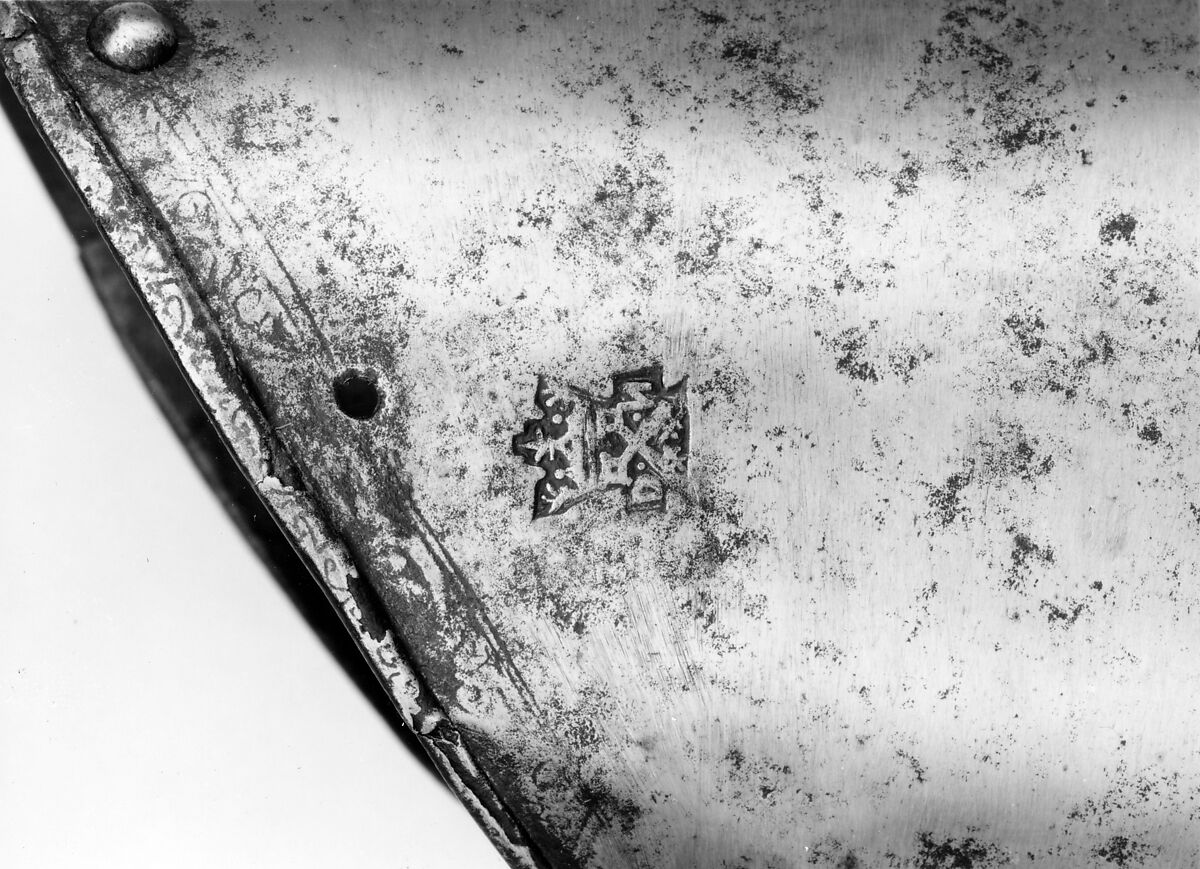 Arm Defenses, Both arms marked by Domenico Negroli (Italian, Milan, active 1492–ca. 1516), Steel, Italian, Milan