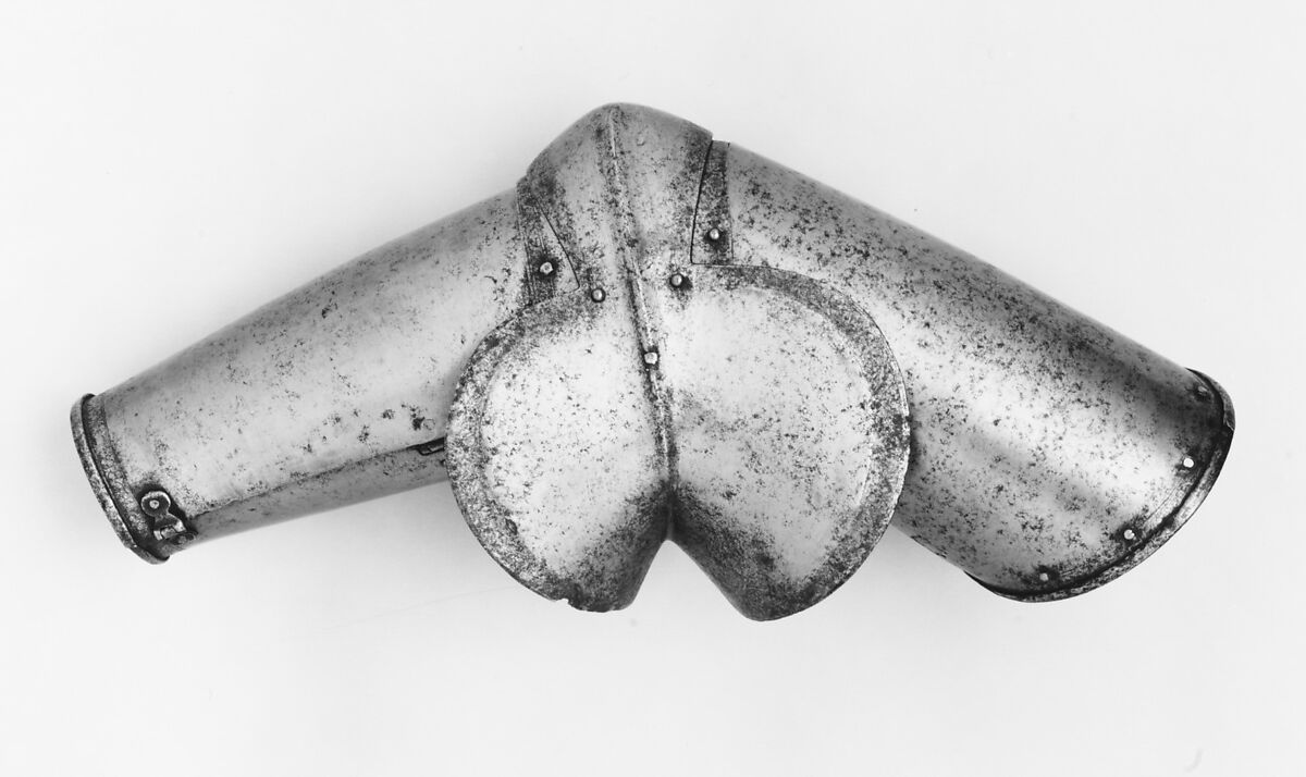 Arm Defenses, Both arms marked by Domenico Negroli (Italian, Milan, active 1492–ca. 1516), Steel, Italian, Milan
