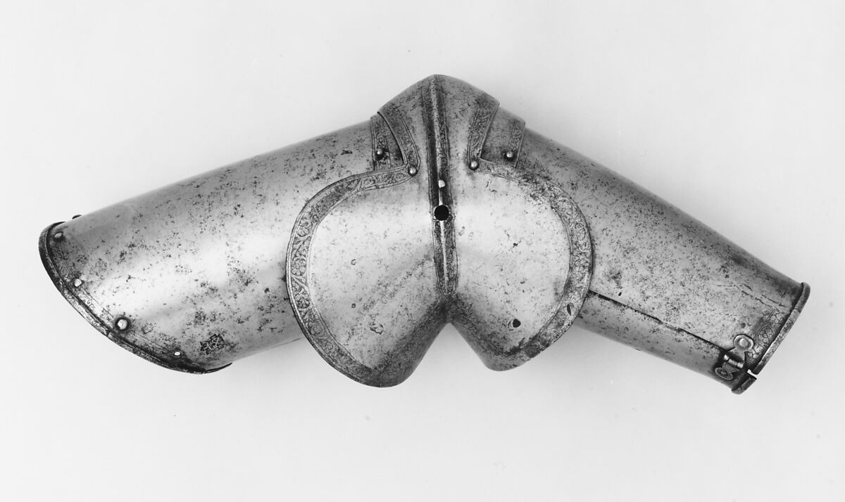 Arm Defenses, Both arms marked by Domenico Negroli (Italian, Milan, active 1492–ca. 1516), Steel, Italian, Milan