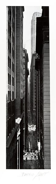 Exchange Place, Berenice Abbott (American, Springfield, Ohio 1898–1991 Monson, Maine), Gelatin silver print 