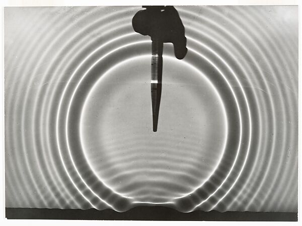 [Expanding Circular Waves], Berenice Abbott (American, Springfield, Ohio 1898–1991 Monson, Maine), Gelatin silver print 