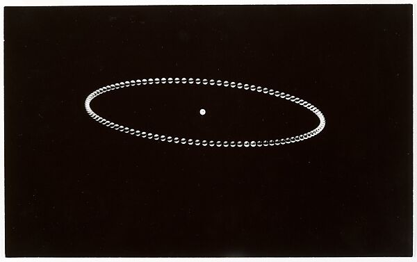 Multiple Exposure of a Swinging Ball, Berenice Abbott (American, Springfield, Ohio 1898–1991 Monson, Maine), Gelatin silver print 