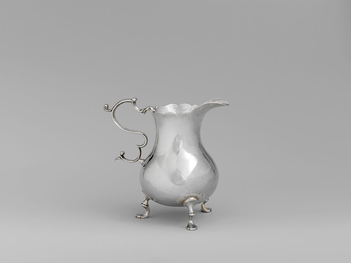 Creampot, Samuel Casey (American, Rhode Island ca. 1723–ca. 1775), Silver, American 