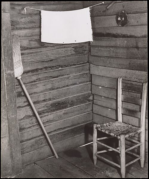 Kitchen Corner, Tenant Farmhouse, Hale County, Alabama, Walker Evans  American, Gelatin silver print