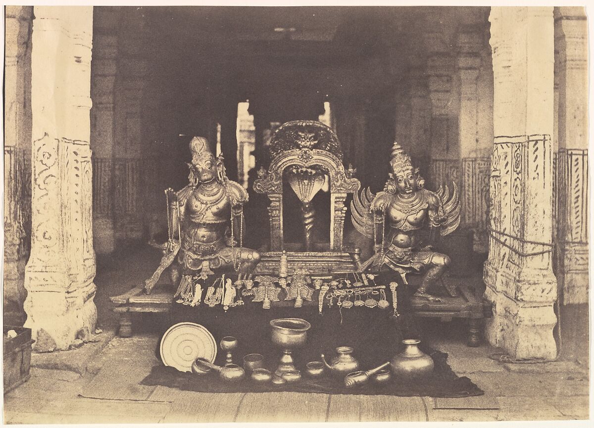 The Jewels of the Pagoda, Linnaeus Tripe (British, Devonport (Plymouth Dock) 1822–1902 Devonport), Albumen silver print from waxed paper negative 
