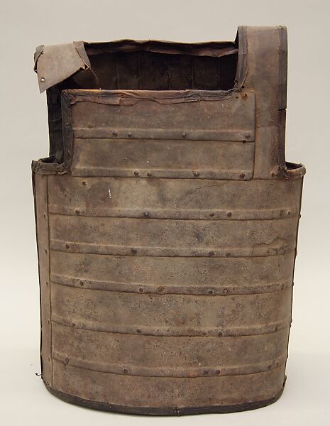 Cuirass, Iron and leather, African, Borno 