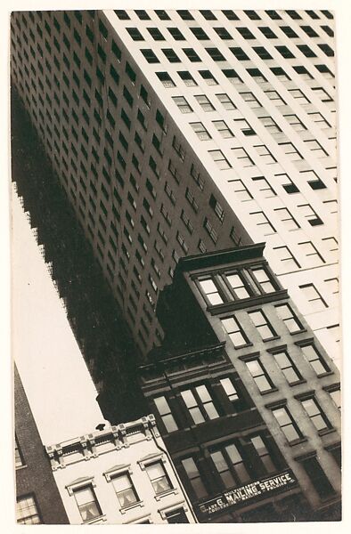 [Buildings, New York], Walker Evans (American, St. Louis, Missouri 1903–1975 New Haven, Connecticut), Gelatin silver print 