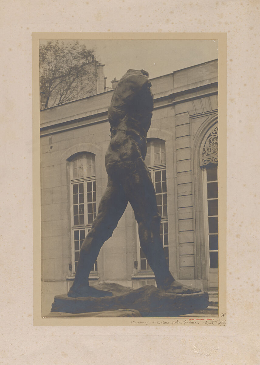 L'Homme Qui Marche, Eugène Druet (French, Paris 1867–1916 Paris), Gelatin silver print 