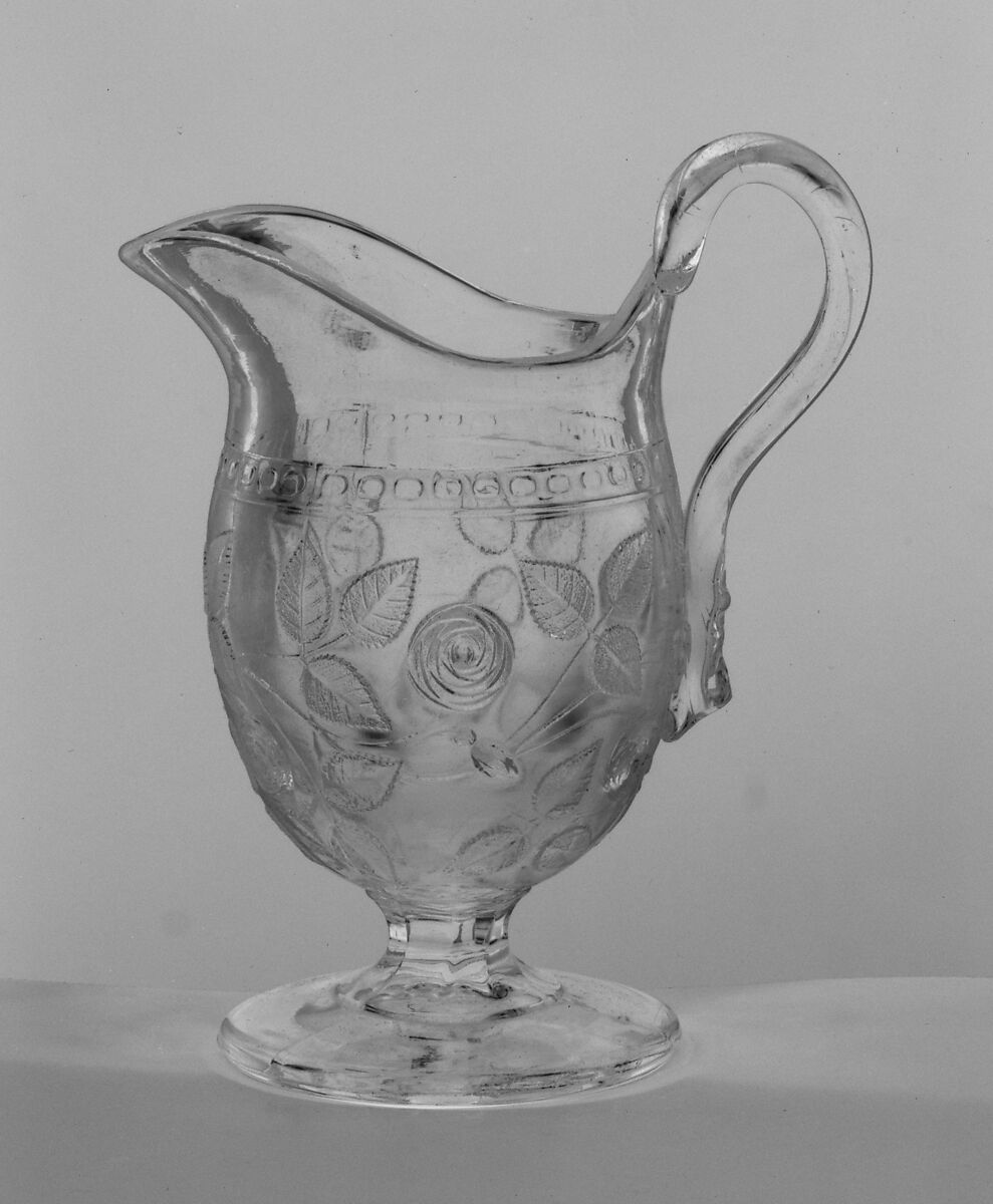 Creamer, Central Glass Company, Pressed glass, American 