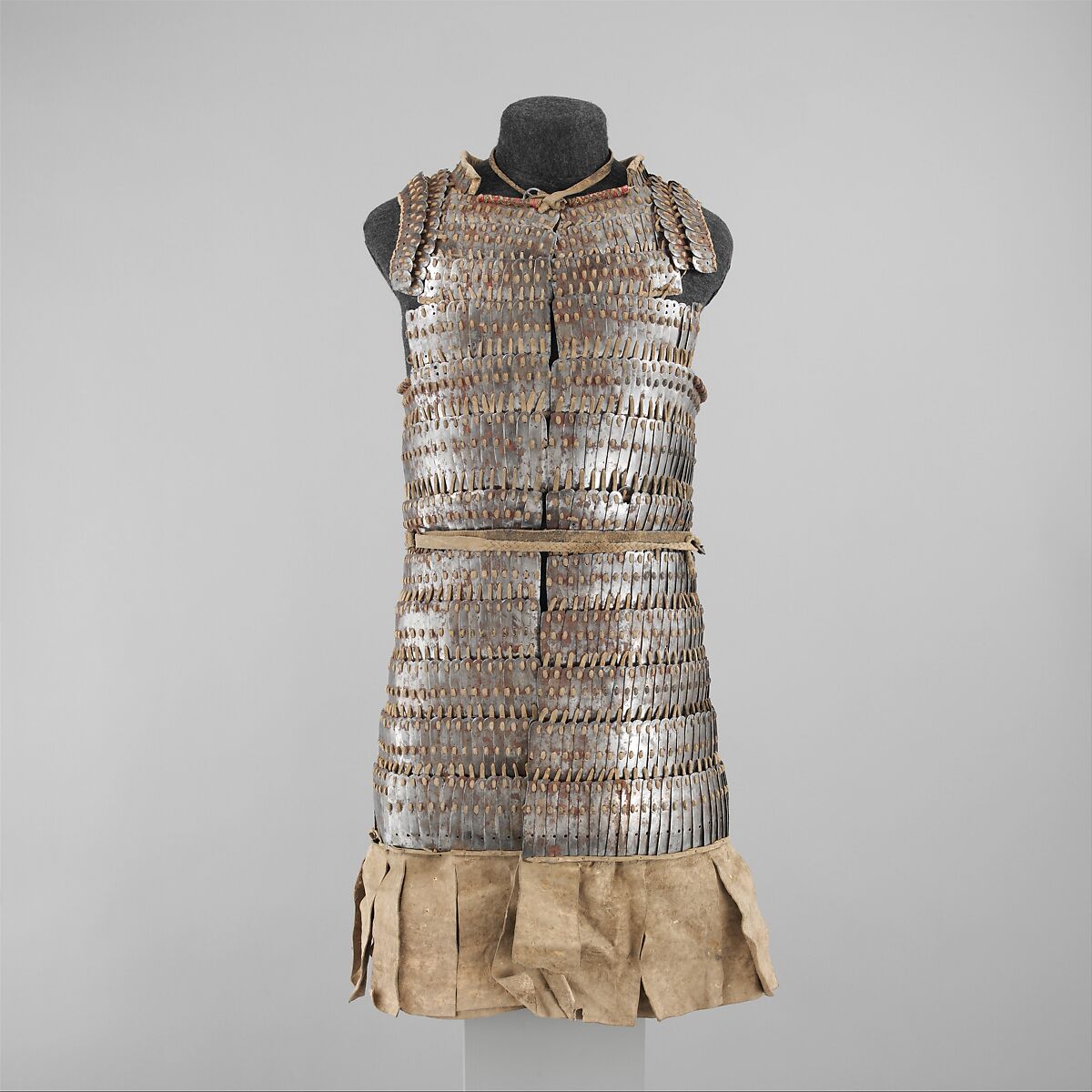 Lamellar Armor (byang bu'i khrab), Iron, leather, Tibetan