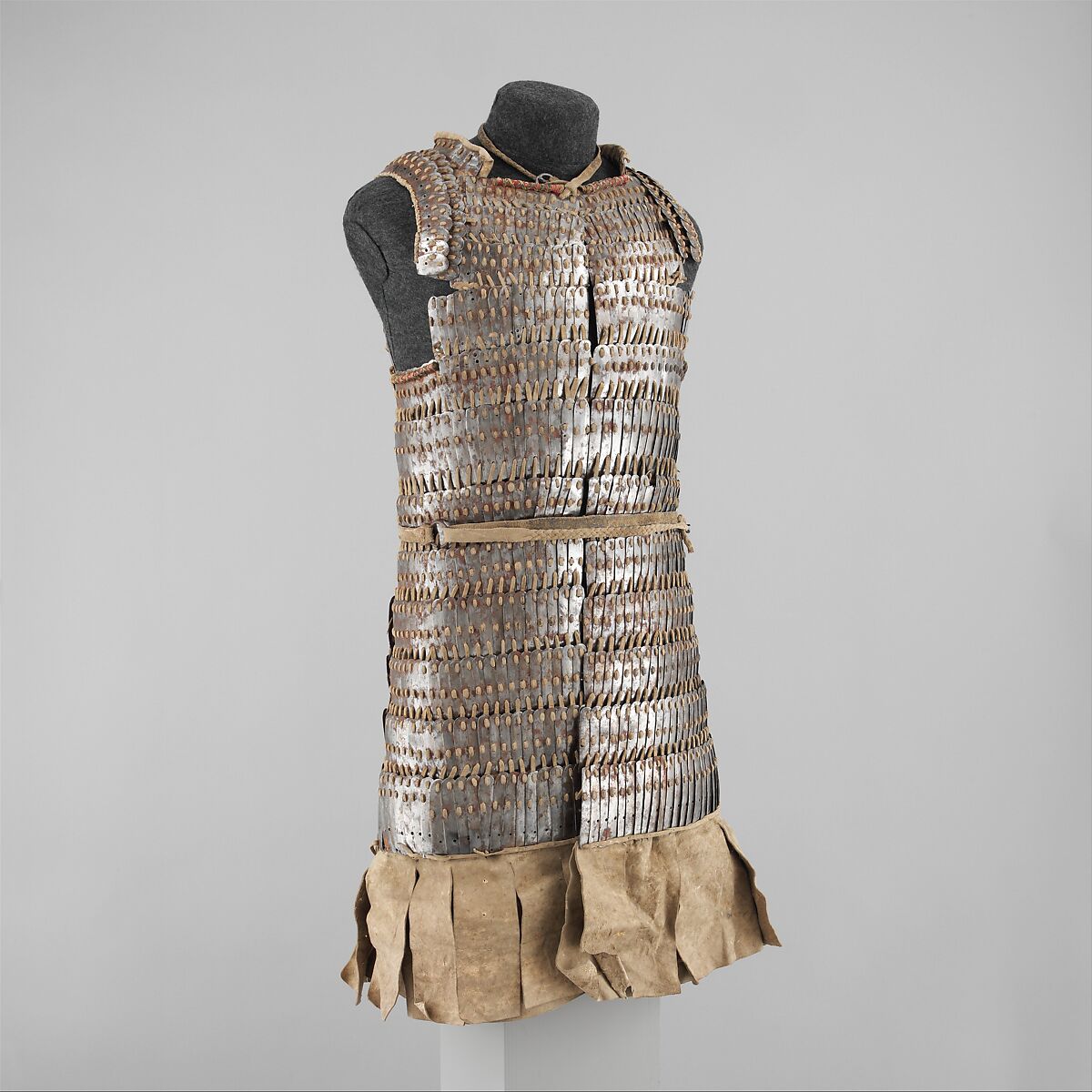 Lamellar Armor (<i>byang bu'i khrab</i>), Iron, leather, Tibetan
